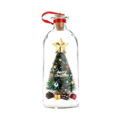 Forever Voice Recordable Christmas Tree Bottle – Personalized Message Ornament That Saves Voices Forever – Heartfelt Christmas Gift for Mom, Kids, Friends & Loved Ones