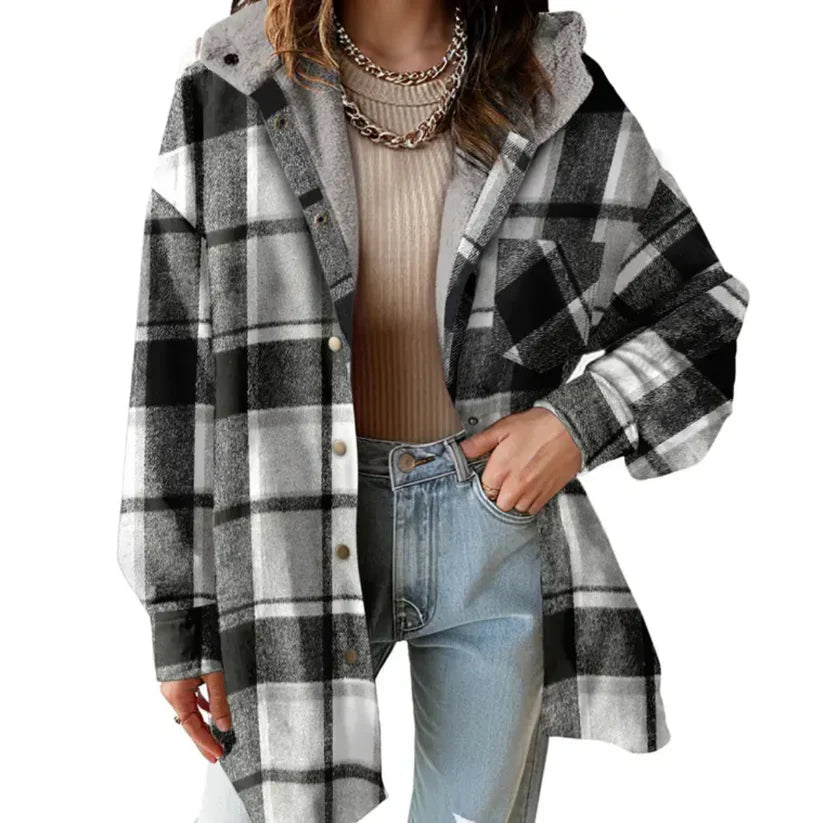 Ceylan Teddy Bear Cozy Flannel Jacket