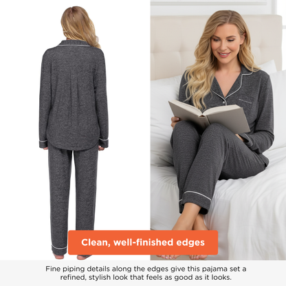 Ceylan Women’s Long Sleeve Pajama Set