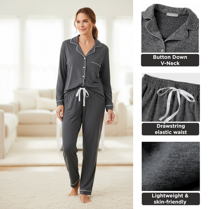 Ceylan Women’s Long Sleeve Pajama Set