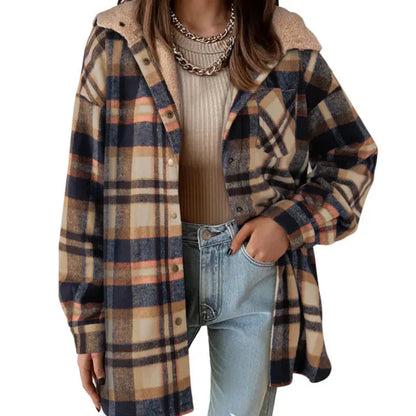 Ceylan Teddy Bear Cozy Flannel Jacket