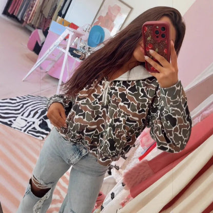 Avora Camo Quarter Zip