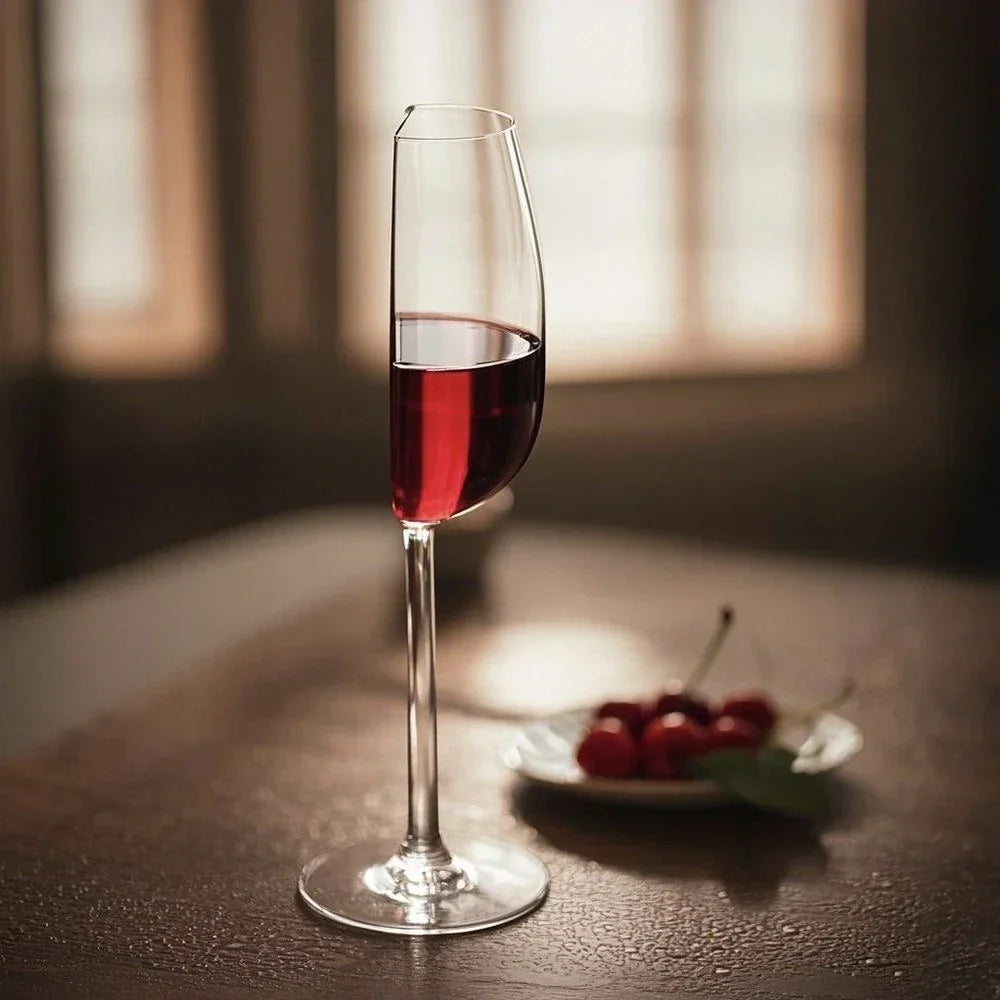 Half Full Stemmed Glass