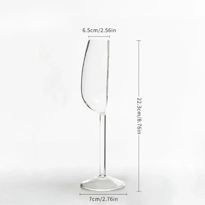 Half Full Stemmed Glass