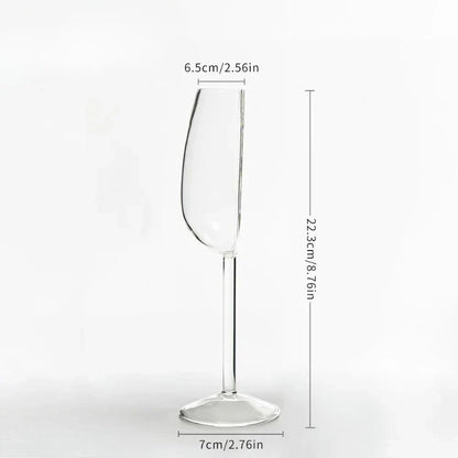 Half Full Stemmed Glass