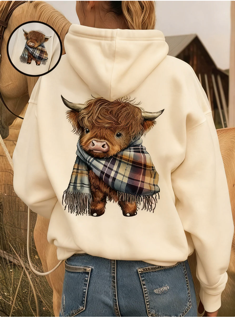 Highland Cow Hoodie