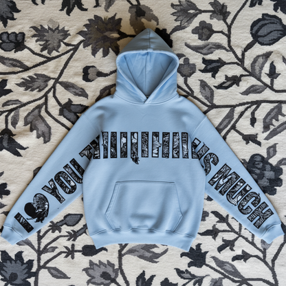 I Love You This Much Hoodie